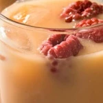 Чайный коктейль с малиной