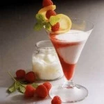 Сливочный коктейль с фруктами